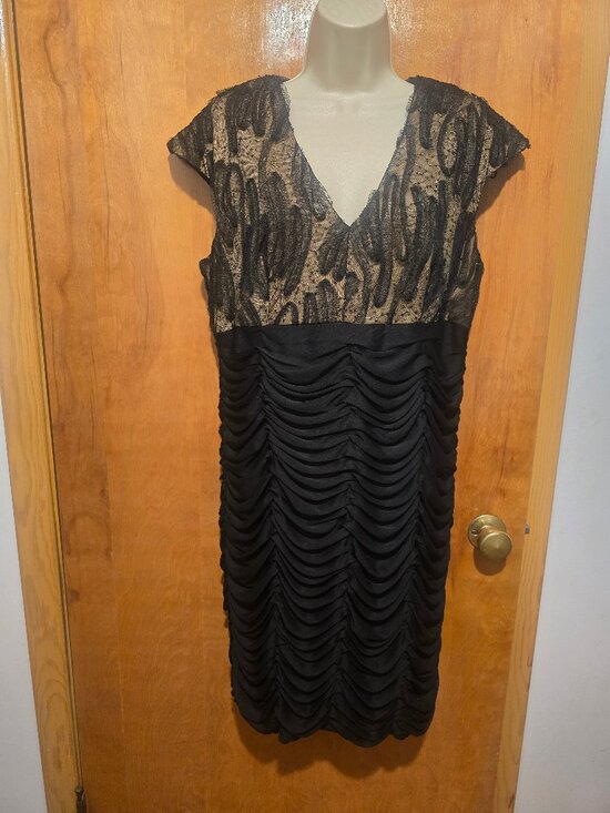 Scarlett Nite Dresses & Skirts - Scarlett Nite Women's Black Cocktail Dress Size 14